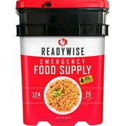 Emergency Food Supply - 124 Servings, UP TO 25 YEAR SHELF LIFE By Brand ReadyWise