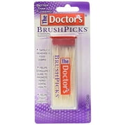 The Doctor's BrushPicks Cure-dents interdentaires | Aide à combattre la gingivite | 120 unités (paquet de 6)