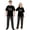 Multicolor, variant on LuLiaMenton Matching Couples Christmas Pajamas Christmas Cow Short Sleeve Long Pants Set