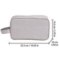 thumbnail image 2 of Travel Toiletry Bag, Handheld Wet Dry Separation Waterproof Cosmetic Organizer and Toiletries Pouch for Travel and Bathroom, Black, 2 of 4