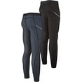 thumbnail image 2 of 2 Pack Men's Compression Pants Athletic Leggings with Pocket，XXL, 2 of 5