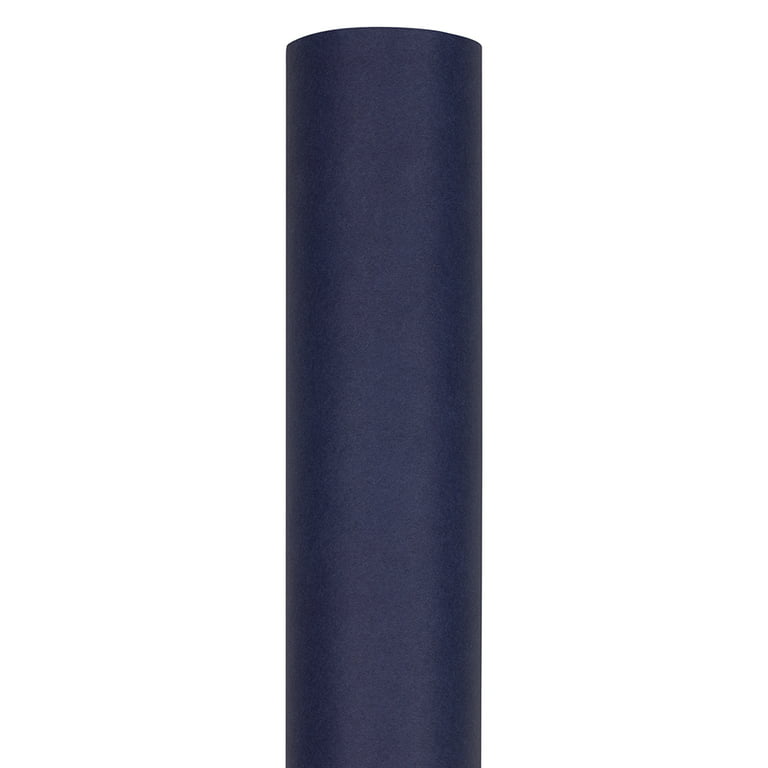  JAM Paper Gift Wrap - Matte Wrapping Paper - 25 Sq Ft (30 in x  10 Ft) - Matte Cobalt Navy Blue - Roll Sold Individually : Gift Wrap Paper  : Health & Household