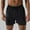 B_ Black, variant on Mens Swim Shorts with Compression Liner Beach Swim Trunks Swimsuit Stretch Bathing Suit for Men Quick Dry Board Short Gold L