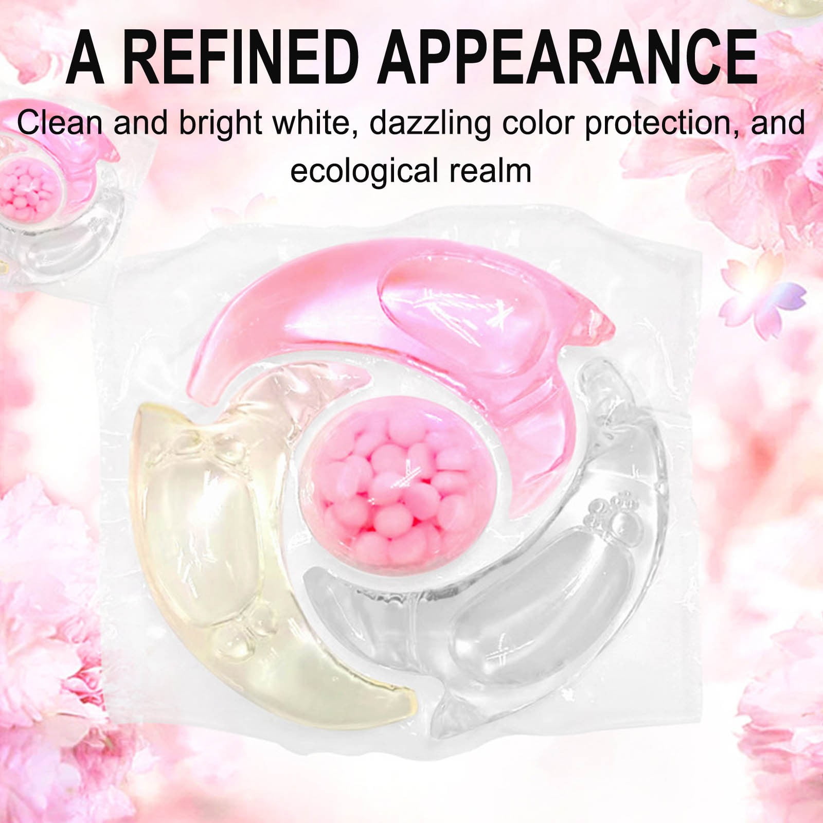 Laundry Detergent Gel Capsules Deals! ESULOMP 4 in 1 Laundry Detergent Gel Capsules Stain Removal Fragrances Long Lasting Fragrances 7ml