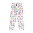 thumbnail image 4 of Xecao Easter Colorful Rabbit Men's Straight Lounge Pajama Pants: The Ultimate in Comfortable Sleepwear, 4 of 9