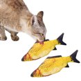 thumbnail image 2 of 2PCS Fish Cat Toy Interactive Simulated Realistic Plush Catnip Toy Cat Chew Toy, 2 of 10