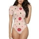 thumbnail image 1 of Balery Strawberry Body de cuello redondo de manga corta para mujer Tops de manga corta Tops básicos-Large, 1 of 7