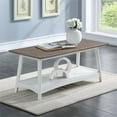 thumbnail image 2 of Convenience Concepts Table Basse Alpine en Bois Flotté et Finition Bois Blanc, 2 of 5