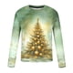 thumbnail image 5 of Blusas y camisas de manga larga con cuello redondo para hombre Blusa de manga larga con cuello redondo y estampado navideño para hombre Blusa de poliéster para hombre, 5 of 5