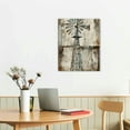 thumbnail image 3 of Nawypu Rustic Farmhouse Style Rusty Windmill Picture Canvas Prints Wall Art Decor for Home Wall Decoration Gallery Wrapped Artwork Vintage Country Farm Bedroom Living Room Wall Decoration, 3 of 5
