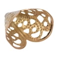 thumbnail image 2 of segolike 100Pcs Filigree Cap Flower Cone Shaped Bead Caps Bead Ends 16mm Gold Bronze, 2 of 9