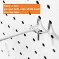thumbnail image 5 of 10pcs Perforated Panel Hang Fits Holder Storage Racks Display Hooks Pegboard Hooks Retail Shop Peg 10PCS, 5 of 8