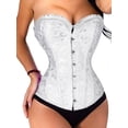 thumbnail image 2 of YouLoveIt Waist Trainer Corsets Bustiers Corselet Plus Size Body Shaper Sexy Boned Waist Trainer Corsets Bustiers Overbust Corset Bustier Corsets, 2 of 7