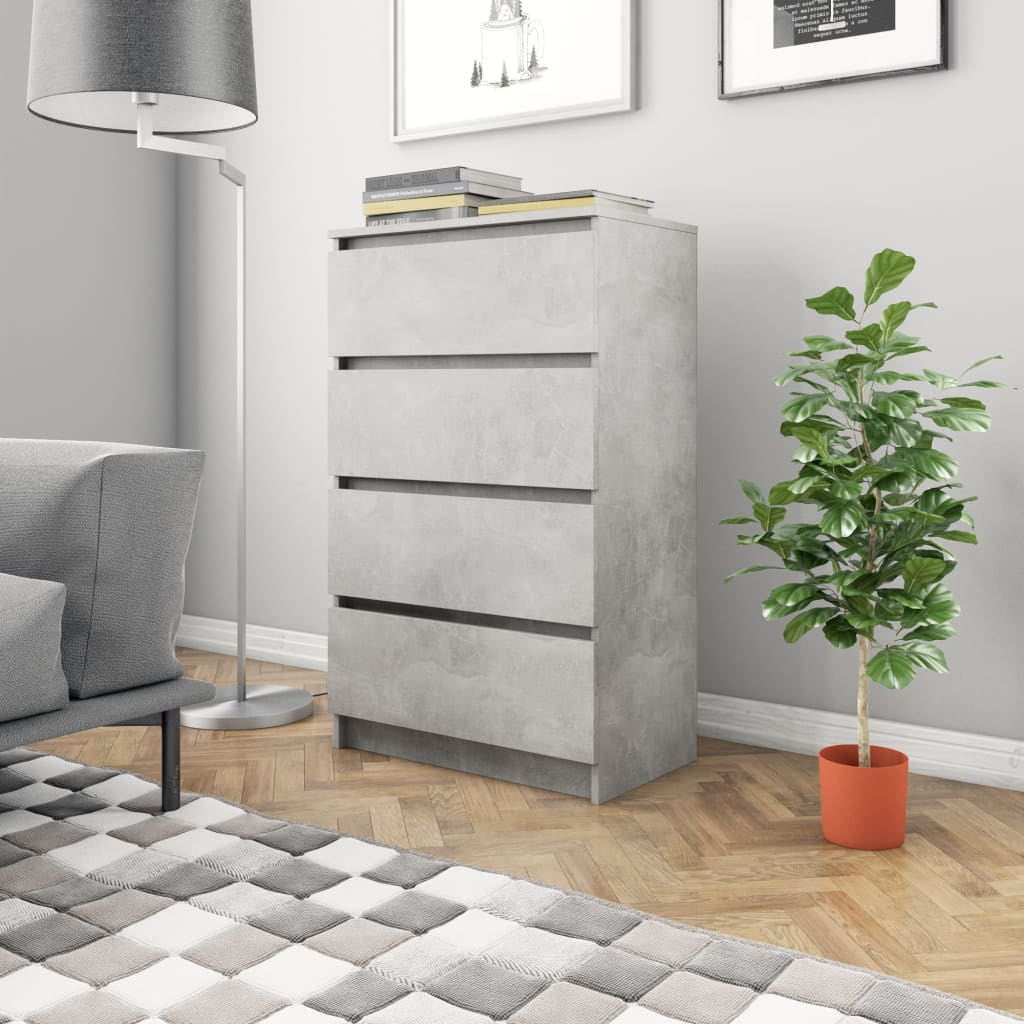 Kepooman 4-Drawer Home Office File Cabinet Sideboard, 23.6" x 13.8" x 38.8", Light Grey Kepooman 4-Drawer Home Office File Cabinet Sideboard, 23.6" x 13.8" x 38.8", Light Grey