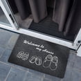 thumbnail image 4 of Area Rug Door Mats Exterior And Interior Door Mat, Absorbent Mat Black Gray, Easy-to-Clean Non-Slip Entrance Mat With Rubber Coating 40x60, 4 of 7