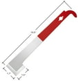 thumbnail image 3 of Honey Keeper 2-Pack Stainless Steel J Hook Bee Hive Tool, 10-1/2 inch Frame Lifter and Scraper, Beekeeping Equipment, 3 of 6