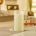 Better Homes & Gardens Flameless LED Motion Flame Pillar Candle, 4x8