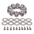 thumbnail image 1 of FOMIYES 1Jgo Tuerca Rosca Hexagonal Y Tornillos Plateados Para Afinadores De Guitarra Profesional, 1 of 7