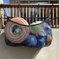 thumbnail image 4 of Heavy Duty Hanging Storage Net Bag for Swimming Pool Large Mesh Toy Organizer for Inflatable Floats and Backyard Supplies, 4 of 5