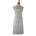 thumbnail image 4 of Cotton Apron - Polka Dots Print - Kitchen BBQ Restaurant Cooking Painters Artists - Full Apron, 4 of 11