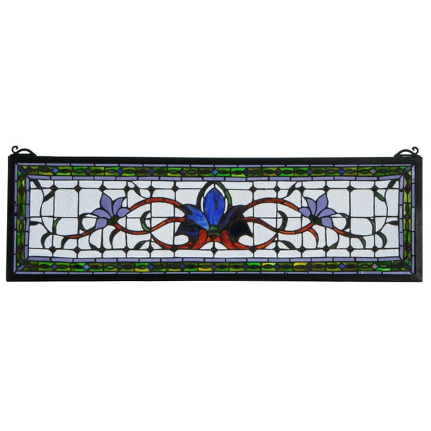 Fairytale Transom Stained Glass Window in Multicolor