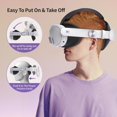 thumbnail image 2 of Head Strap Compatible with Meta Quest 3, Adjustable Replacement Strap, VR Headset Strap Accessories Enhanced Support, 2 of 7