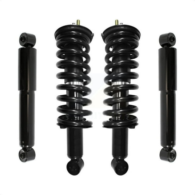 Transit Auto Front Rear Complete Suspension Shocks Strut and Coil Spring Mount Assemblies Kit for Car Nissan Pathfinder - Left Right Side (Driver Passenger) K78M-100026