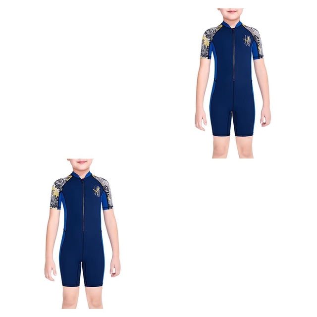 Soidarity Bañador de buceo SAIL para niños, traje de baño corto de una pieza para niños, pantalones de manga corta, traje de baño, trajes de neopreno Type10 NO10 Soidarity CBP194800