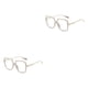 thumbnail image 3 of Jumpingount Gafas anti-luz azul para mujer, accesorio de moda imprescindible, gafas de ordenador, gafas de lectura Type3 NO3, 3 of 6