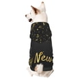 thumbnail image 1 of Fotbe Happy New Year Sudadera con Estampado para Perros Pequeños – Suéter con Capucha para Mascotas, Tela Suave de Forro Polar con Bolsillo-X-Large, 1 of 7