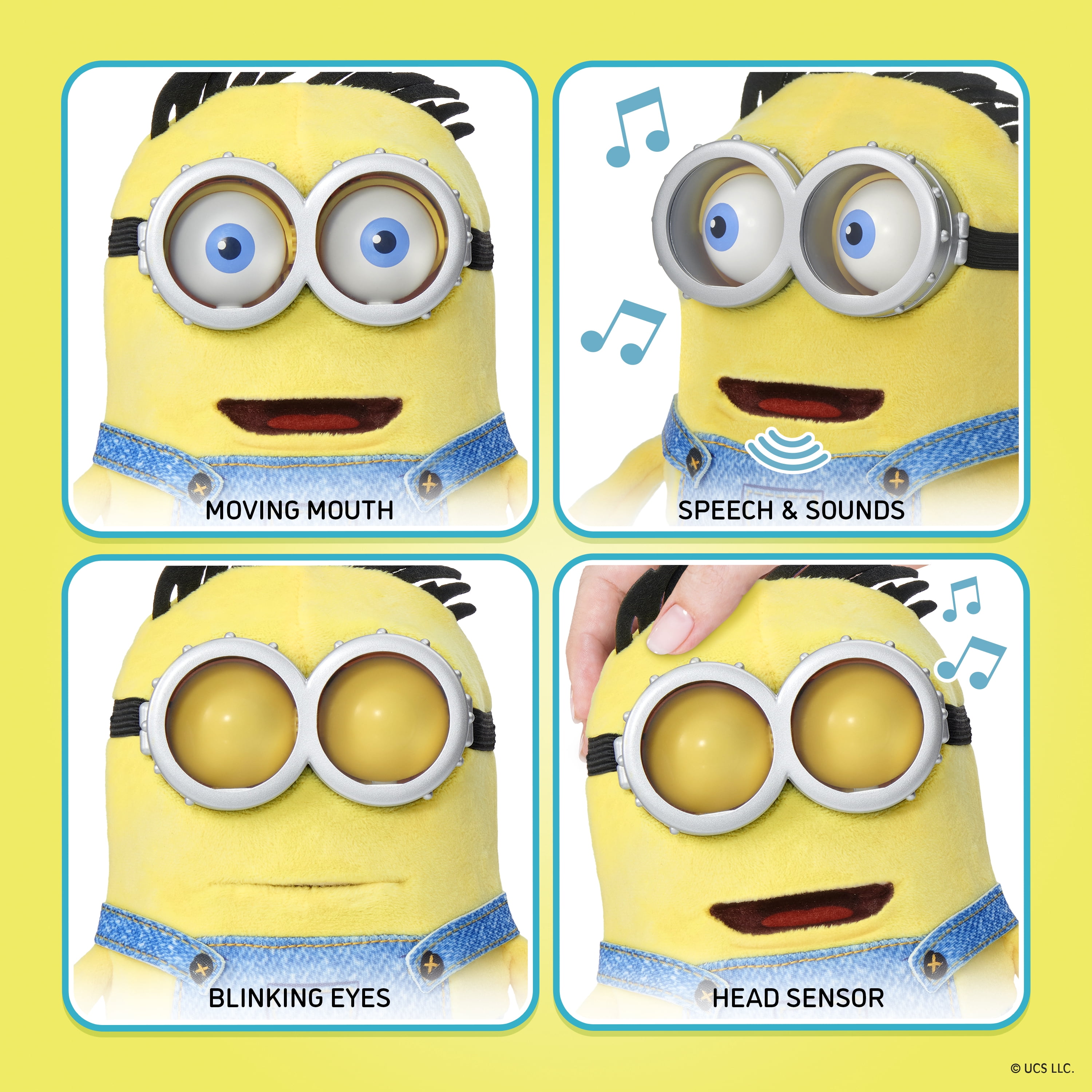 Universal Minions Henry Palm Puppetronic Toy with 40+ Actions