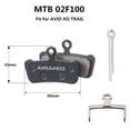 thumbnail image 4 of Bicycle Metal Resin Disc Brake Pads For Avid Xo Trail Elixir Bb5 Bb7 Bike Pairts, 4 of 5