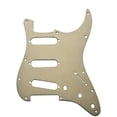 thumbnail image 2 of 1-Ply Gold Anodized Aluminum 11-Hole Mount S/S/S Stratocaster Pickguard, 2 of 3