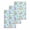 Blue, variant on Easter Colorful Eggs Kitchen Dish Towels for Drying Dishes Set of 3, Spring Flowers Leaves Country Plants Yellow Waffle Weave Microfiber Hand Tea Bathroom Towels Quick Dry & Absorbent Towel 15.7x23.6