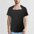 thumbnail image 2 of Under 10 dollars! Post Shoulder Surgery Shirts for Men Comfy After Surgery Clothes Tear Away Short Sleeve Full Open Side Snap T Shirts, 2 of 6
