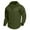 Army Green, variant on Jalioing Quarter Zip Sweatshirt for Men Dressy Fashion Stand Collar Long Sleeve Pullover Solid Texture Shirts