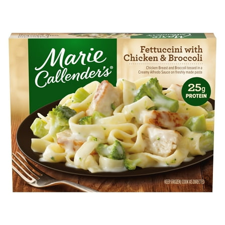 Marie Callender's Fettuccini With Chicken & Broccoli, Frozen Meal, 13 oz (frozen)