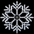 thumbnail image 2 of Novelty Lights 24" Christmas Snowflake LED Rope Light Sculpture, Pure White, 2 of 2