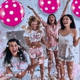 thumbnail image 3 of PMU Premium Latex Balloons-Jumbo Size Balloons for Birthdays,Wedding Parties, Baby Shower,Indoor & Outdoor Party Events & Decoration Supplies-Made in USA,36 Inch Magenta W/ White Polka Dots,Pkg/1, 3 of 7