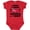 Red, variant on Inktastic I Want to Grow Up to Be a Firefighter Like My Mommy Boys or Girls Baby Bodysuit