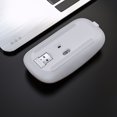 thumbnail image 2 of braveheart LED Wireless Mouse Cordless Optical Mice For PC Laptop Computer 2.4GHz Games metal gray 1Set, 2 of 6