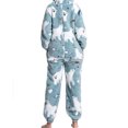 thumbnail image 5 of Pyjama une Pièce Floue, Élégant Doux Pyjama Chaud Combinaison pour la Maison, 5 of 5