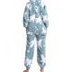 thumbnail image 3 of Pijamas de una pieza para mujer, mono de pijama de forro polar borroso suave y cálido con estampado de dibujos animados bonitos a la moda para el hogar, 3 of 5