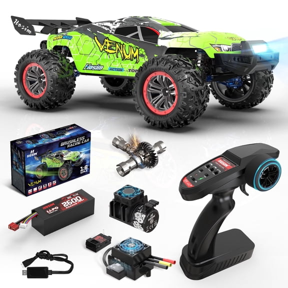 Hosim 1:8 Brushless RC Car ,High Speed Remote Control Cars,RC Monster Truck for Adult & Kids Gift