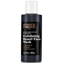 Scotch Porter Exfoliating Beard And Face Cleanser For Men, 2.17 Oz
