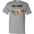 thumbnail image 3 of Inktastic Nap Champ Cute Sleeping Sloth T-Shirt, 3 of 5