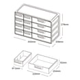 thumbnail image 4 of Multibox Híbrido AGBOX con 12 Cajones para Almacenamiento | Color Gris, 4 of 5