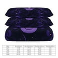 thumbnail image 3 of Simple Purple Ripple Bedding Sets Twin Duvet Cover 3 Piece Cute Bed Set for Boys Girls Kid, 3 of 6