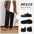 thumbnail image 3 of PLERISE Men's Minimalist Barefoot Sneakers, Lightweight Wide Toe Walking and Running Shoes with Flexible Sole for Gym, Travel, Outdoor Sports, and Everyday Comfort, 3 of 9
