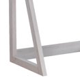 thumbnail image 4 of Benjara BM273007 36 Inch Ethan 1 Drawer Desk with Raised Shelf and Angled Frame, Oak White, 4 of 5